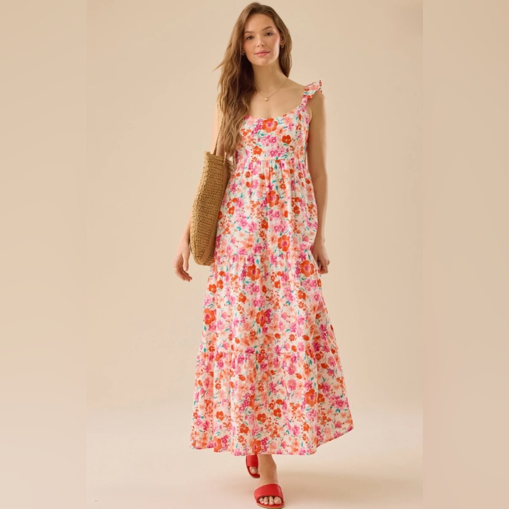 Altar’d State Lindy Floral Maxi Dress NWT